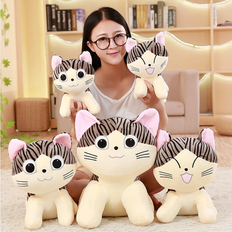 25/35/45CM Plush Toys Chi Cat Stuffed And Soft Animal Dolls Gift For Kids Kawaii Chi's Cat Toys Chi's Sweet Home Anime Lover Toy