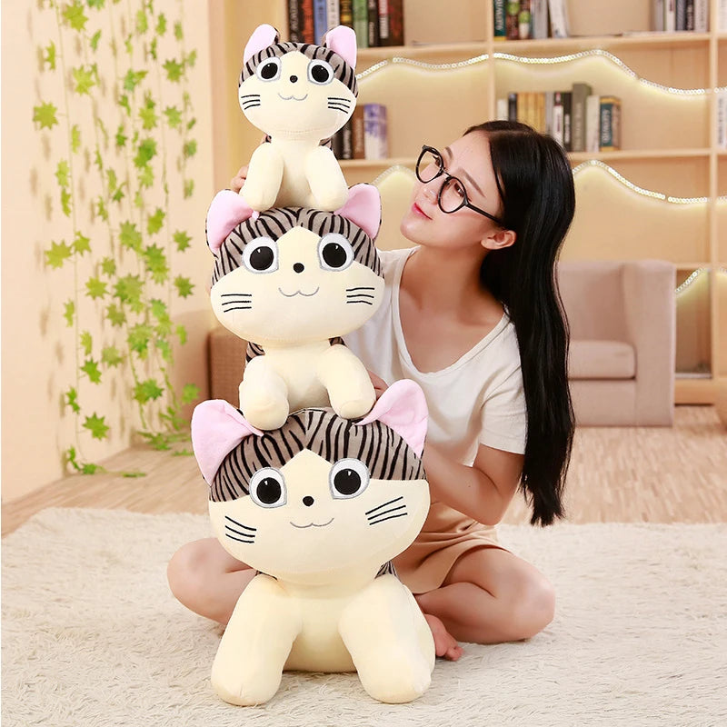 25/35/45CM Plush Toys Chi Cat Stuffed And Soft Animal Dolls Gift For Kids Kawaii Chi's Cat Toys Chi's Sweet Home Anime Lover Toy