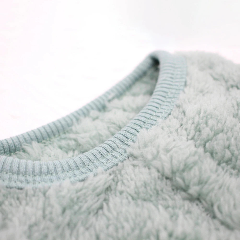 Cute Wavy Double-sided Fleece Pet Clothes Soft Puppy Kitten Coats for Small Medium Dogs Cats Warm Winter Dog Cat Jacket Clothing