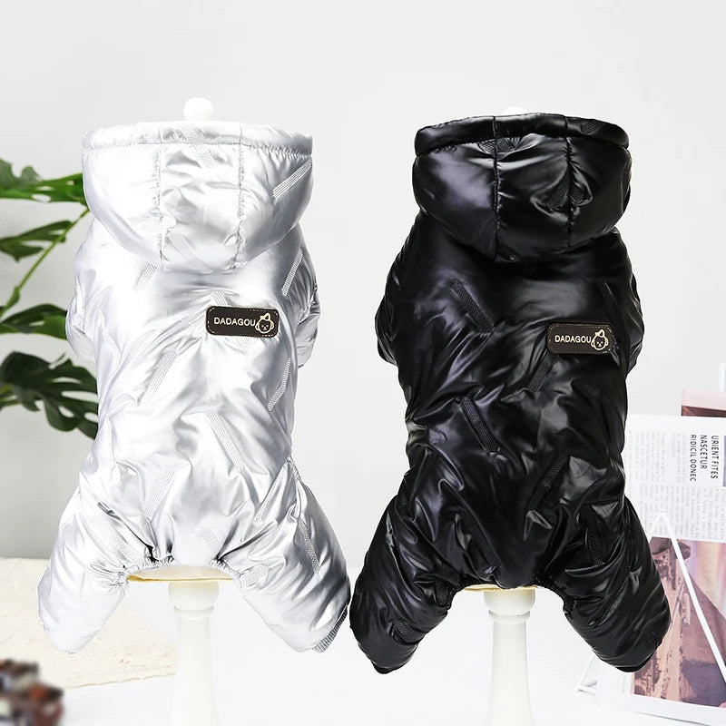 Waterproof Dog Winter Ovrall Clothes Jacket Windproof Outdoor Lightweight Pet Dog Coat Jacket for Small Medium Large  Chihuahua