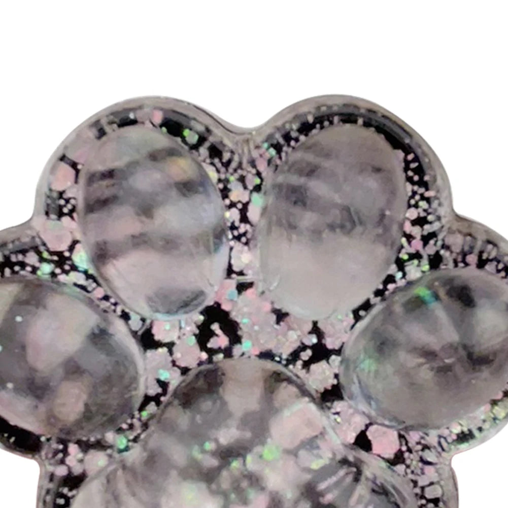 Cute Cat Paw Soft Squeeze Toy Dark Starry Squishies Fidgets Toy Stress Relief Toy for Children and Adults Christmas Gifts