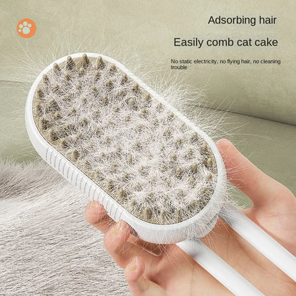 Cat and Dog Pet Spray Massage Comb One-touch Spray Anti-flying Comb Bath Brush Hair Removal Pet Supplies