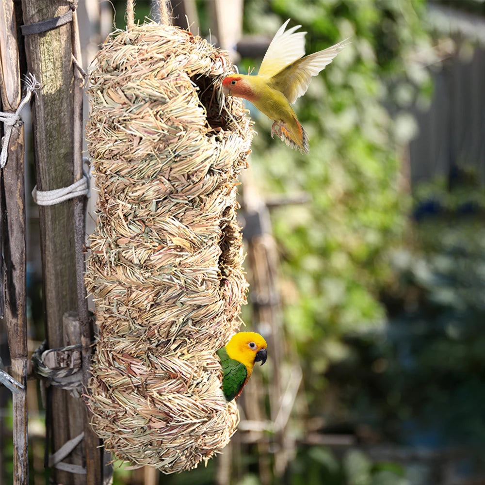 Natural Grass Bird House