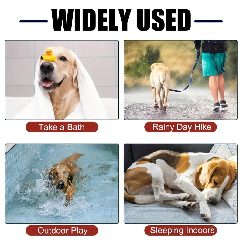 Super Absorbent Quick-Dry Dog Bathrobe,  Soft Striped Towel Robe for Pets with Adjustable Belly Strap cat pet bath large bath to