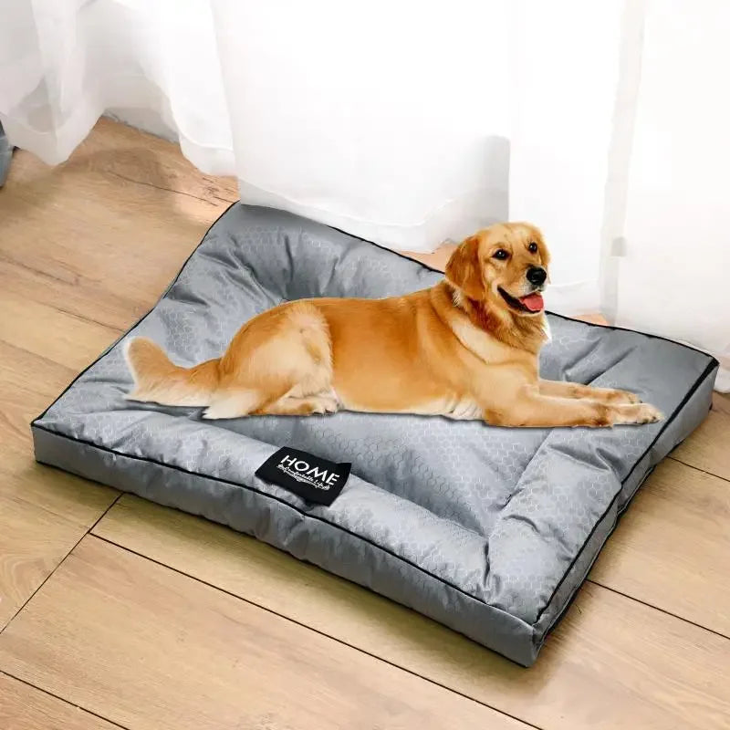 1PC Waterproof Oxford pet bed thick bite-resistant bed for dog cat pet mat soft chew proof dog bed cotton filling cat stuff