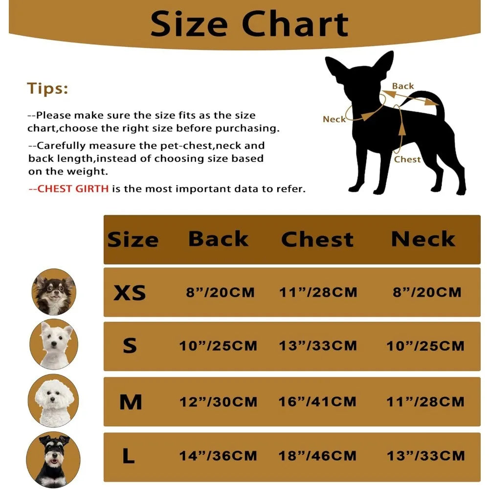 Dog Sweaters for Small Dogs Winter Dog Clothes Girl Knitted Small Dog Sweater Soft Warm Dachshund Clothes Cute Puppy Clothes Tur