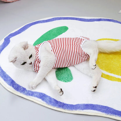 Kitten Recovery Suits Puppy Pet Vest Cat Anti-Licking Surgery Recovery Clothes Breathable Pet Care Jumpsuit Dogs Supplies