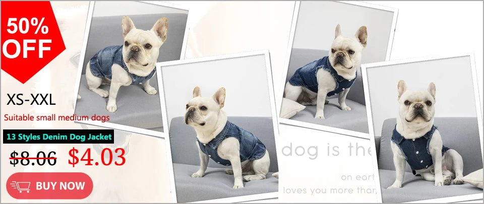 Quality Breathable Summer/Spring Dog Clothes Soft Letters Printed French Bulldog Pet Clothes New Fashion T-shirt For Dog