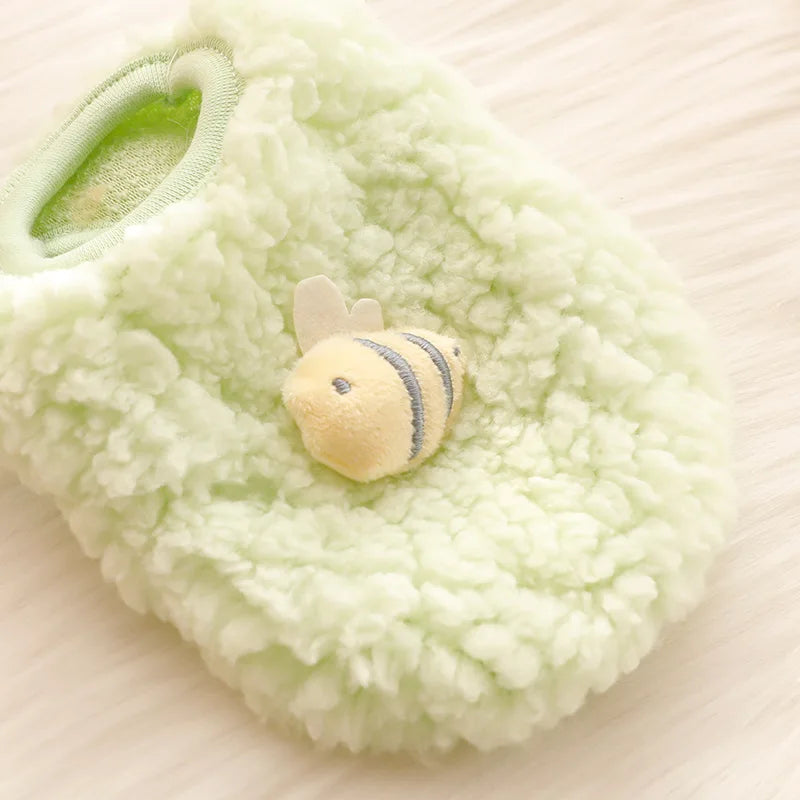 Newborn Cat Kitten Velvet Clothing Winter Warm Little Pet Sweater for Small Animals Bunny Pullovers Clothes Teacup Poodle XXXS