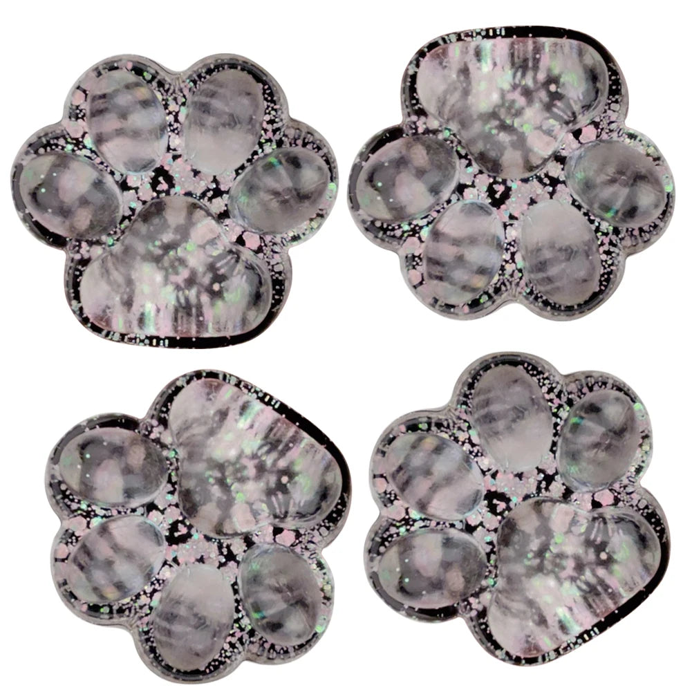 Cute Cat Paw Soft Squeeze Toy Dark Starry Squishies Fidgets Toy Stress Relief Toy for Children and Adults Christmas Gifts