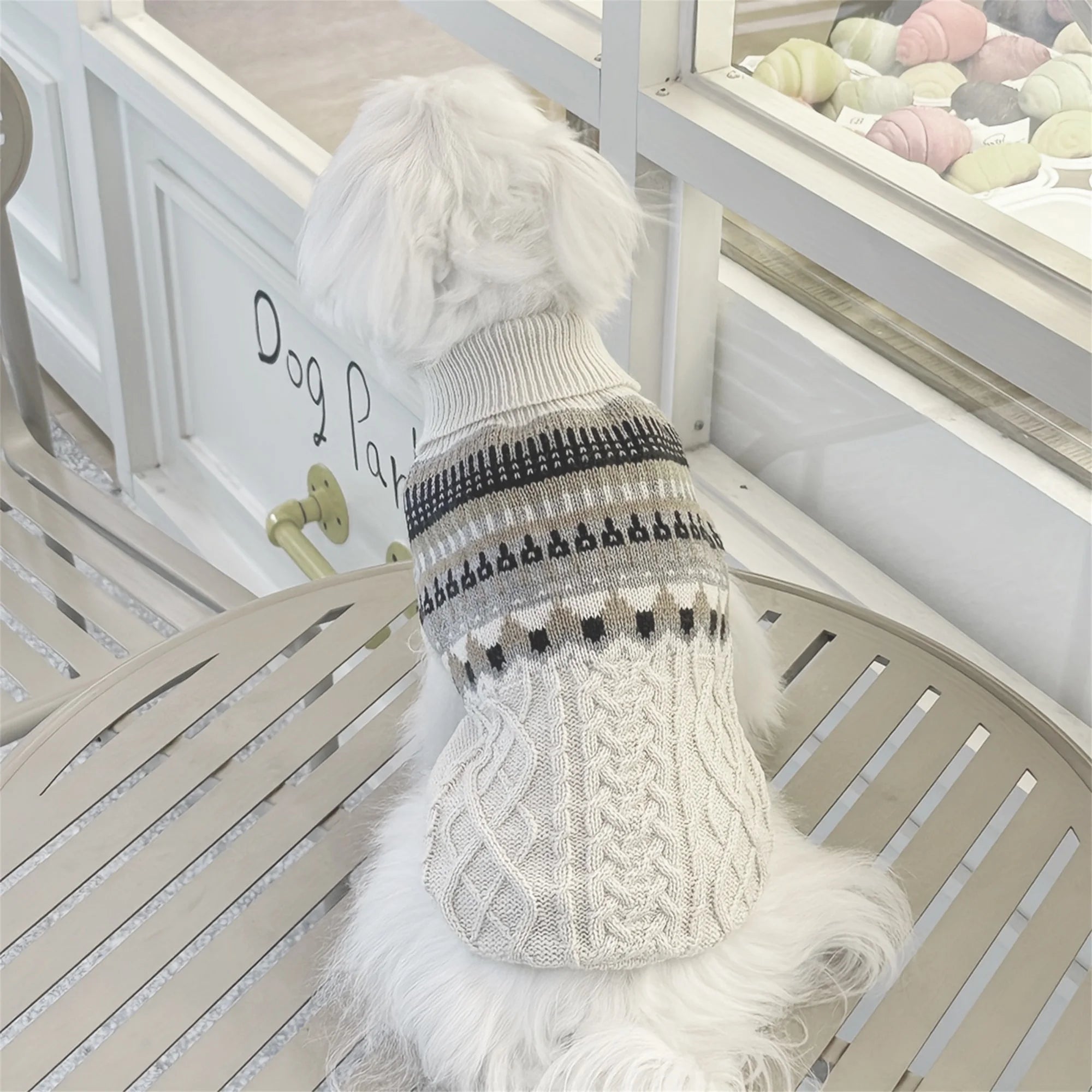 Adorable Knit Dog Sweater with Fun Patterns Stylish Comfortable Winter Apparel for Dogs of All Sizes Warm and Cozy