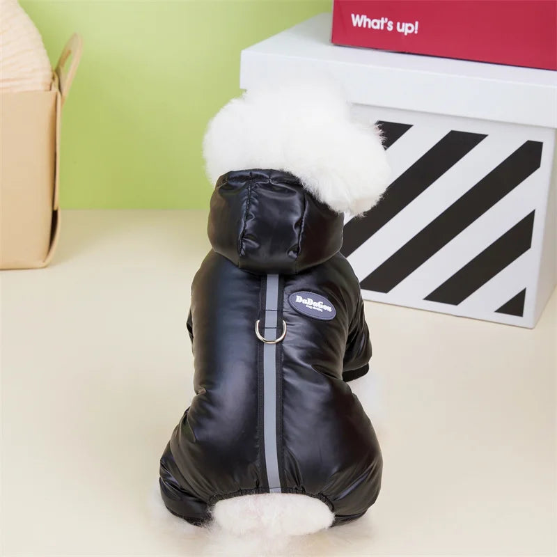 Russia Warm Winter Pet Dog Coat Clothes for Small Dogs Pets Thicken Waterproof Snow Dog Clothing Jumpsuit Chihuahua Costume Pug