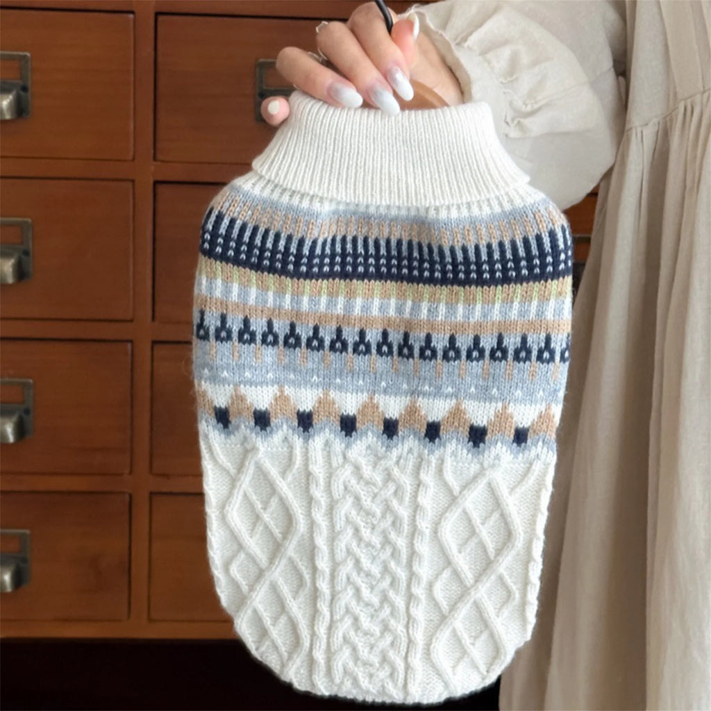 Adorable Knit Dog Sweater with Fun Patterns Stylish Comfortable Winter Apparel for Dogs of All Sizes Warm and Cozy