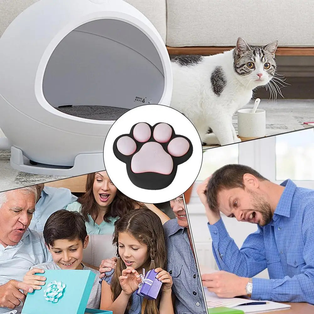 Push Fidget Toy Cat Paws Button Games Machine 3D Printed Stress Relief Toy Interactive Fidget Sensory Toy For Kids Adults