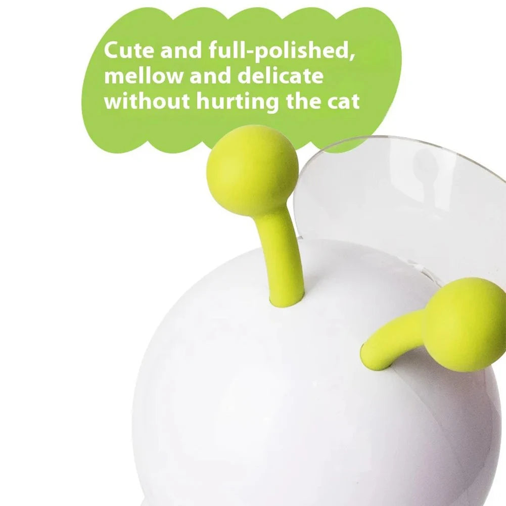 Caterpillar Teasing Cat Toy Motion Activated Kitten Toy Rechargeable Automatic Interactive Cat Toy with Tail for Indoor Cat