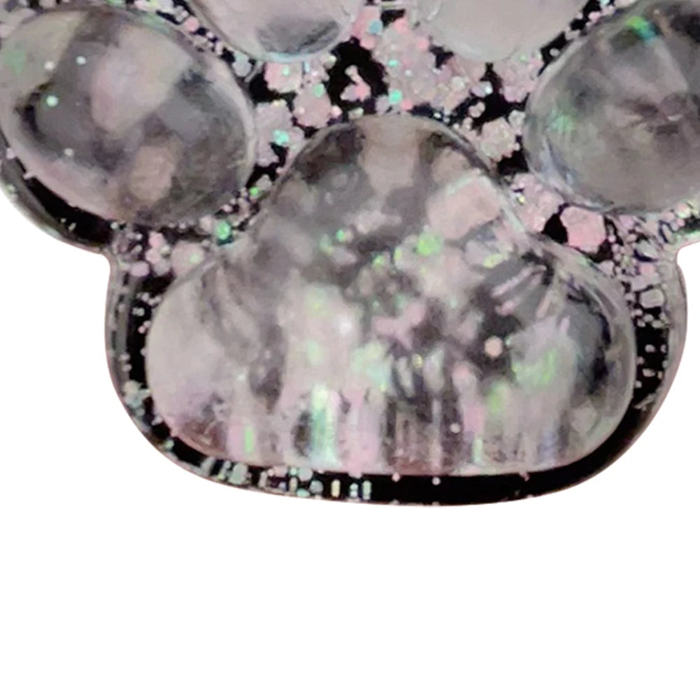 Cute Cat Paw Soft Squeeze Toy Dark Starry Squishies Fidgets Toy Stress Relief Toy for Children and Adults Christmas Gifts