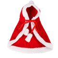 Christmas Pet Cloak Santa Cosplay Elk Costume Dog Puppy Hoodie Coat Clothes for Small Dog Cat Costumes Soft Plush Warm Outfit