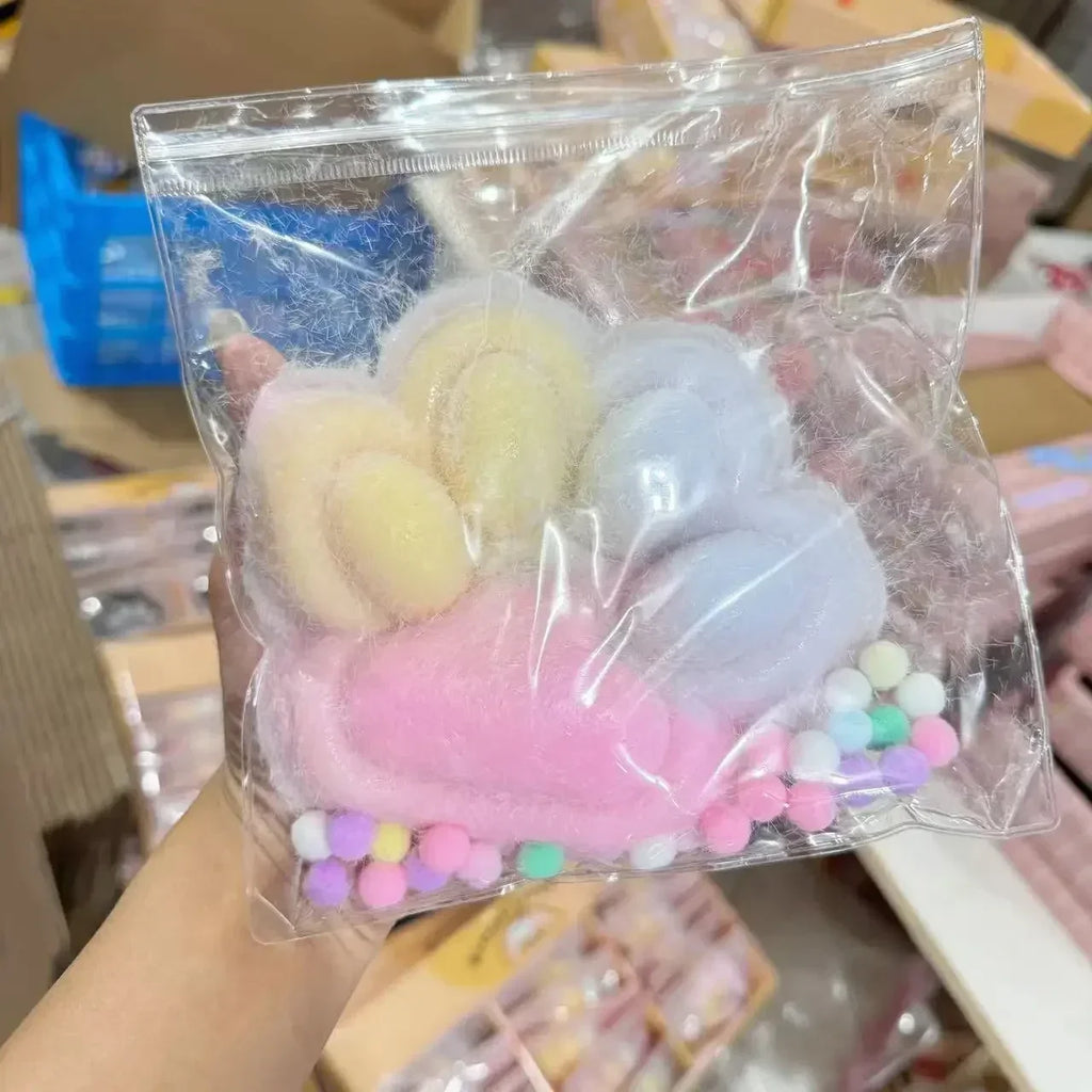 14cm Gradient Color Cat Paw Pinch Decompression Toy Squishy Fidget Extra Large Cat Paw Stress Relief Toy Slow Rebound Cat Claw