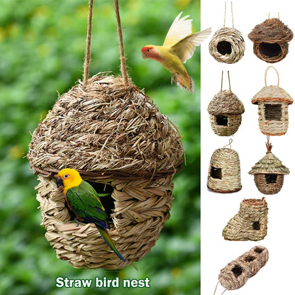 Natural Grass Bird House