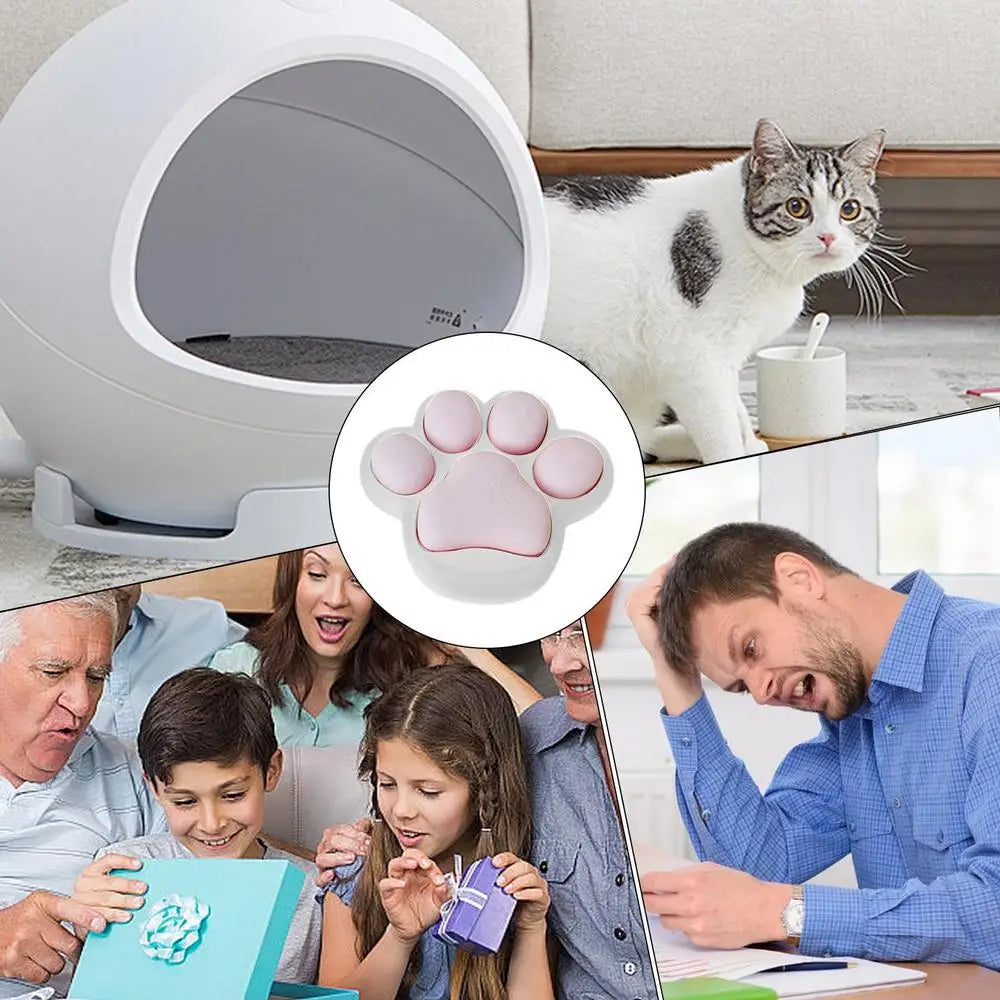 Push Fidget Toy Cat Paws Button Games Machine 3D Printed Stress Relief Toy Interactive Fidget Sensory Toy For Kids Adults