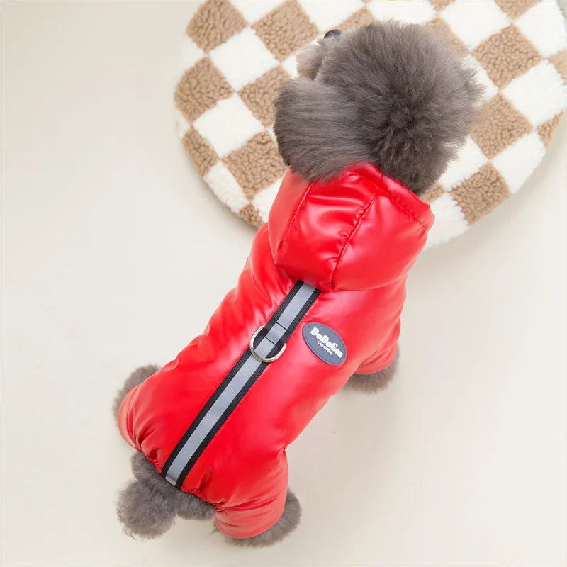 Russia Warm Winter Pet Dog Coat Clothes for Small Dogs Pets Thicken Waterproof Snow Dog Clothing Jumpsuit Chihuahua Costume Pug