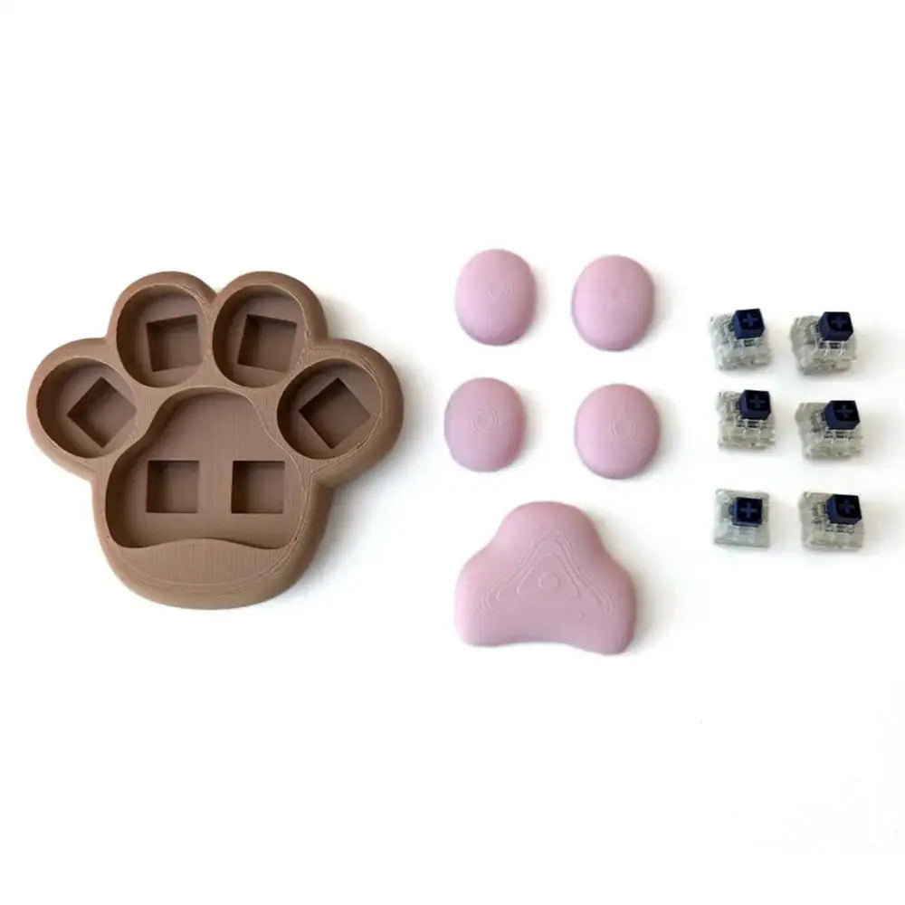 Push Fidget Toy Cat Paws Button Games Machine 3D Printed Stress Relief Toy Interactive Fidget Sensory Toy For Kids Adults