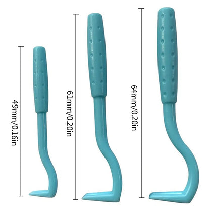 3PCS Pet Fleas Remover Tool Plastic Scratching Hook Remover Pet Cat Dog Grooming Supplies Ticks Removal Tools Tweezers Comb