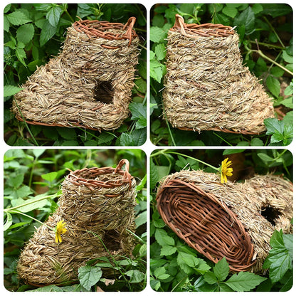 Natural Grass Bird House