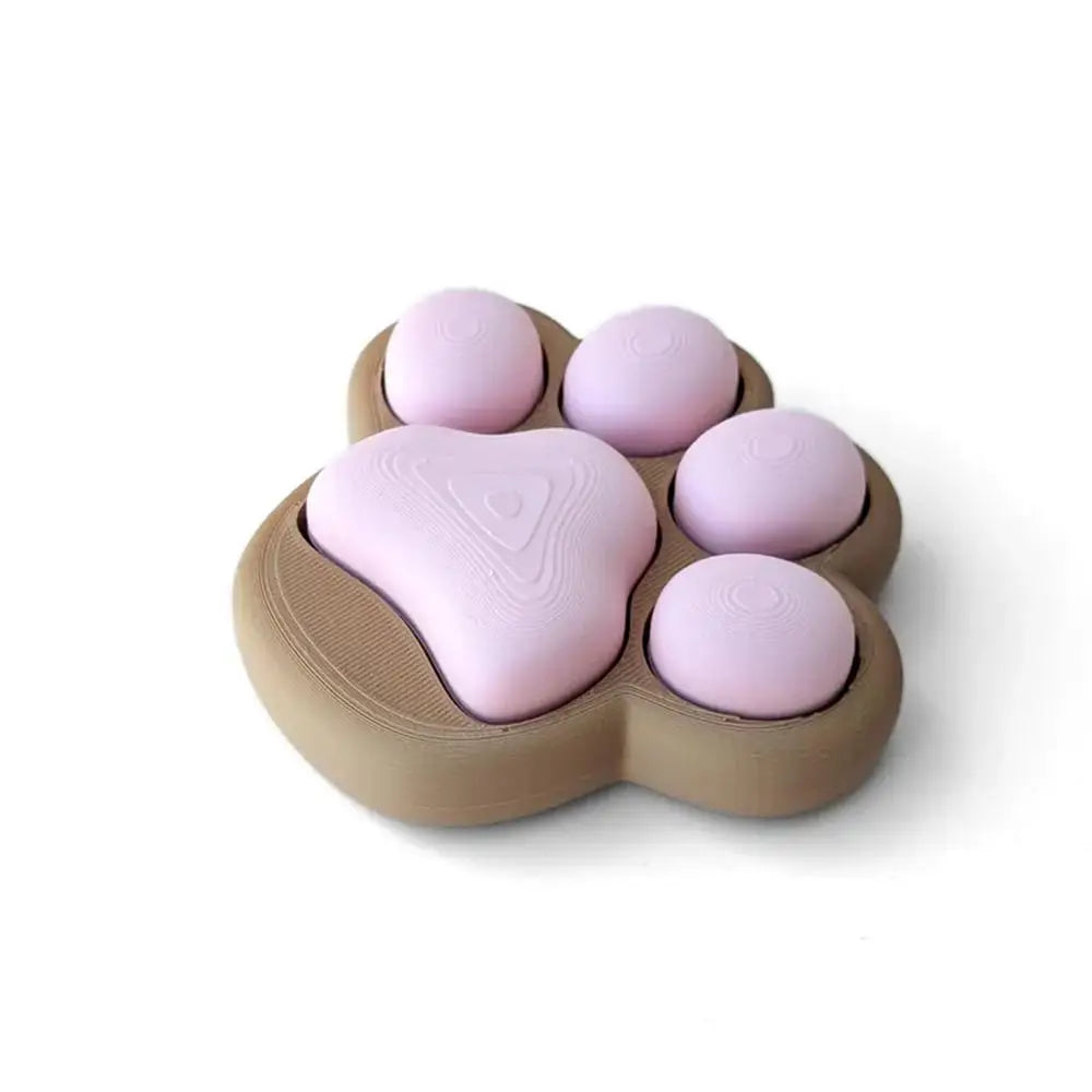 Push Fidget Toy Cat Paws Button Games Machine 3D Printed Stress Relief Toy Interactive Fidget Sensory Toy For Kids Adults