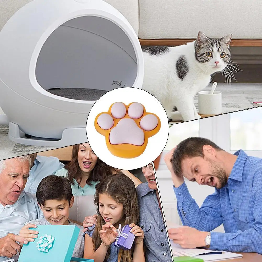 Push Fidget Toy Cat Paws Button Games Machine 3D Printed Stress Relief Toy Interactive Fidget Sensory Toy For Kids Adults