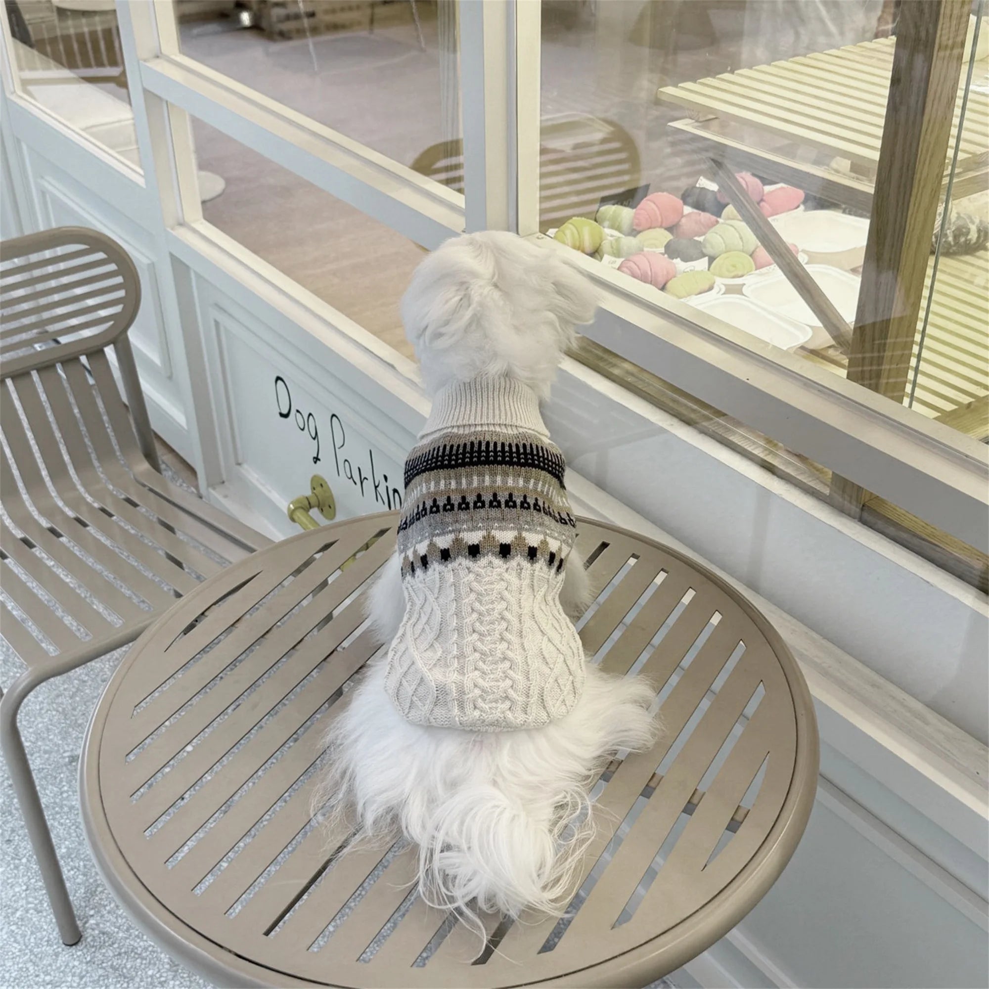 Adorable Knit Dog Sweater with Fun Patterns Stylish Comfortable Winter Apparel for Dogs of All Sizes Warm and Cozy