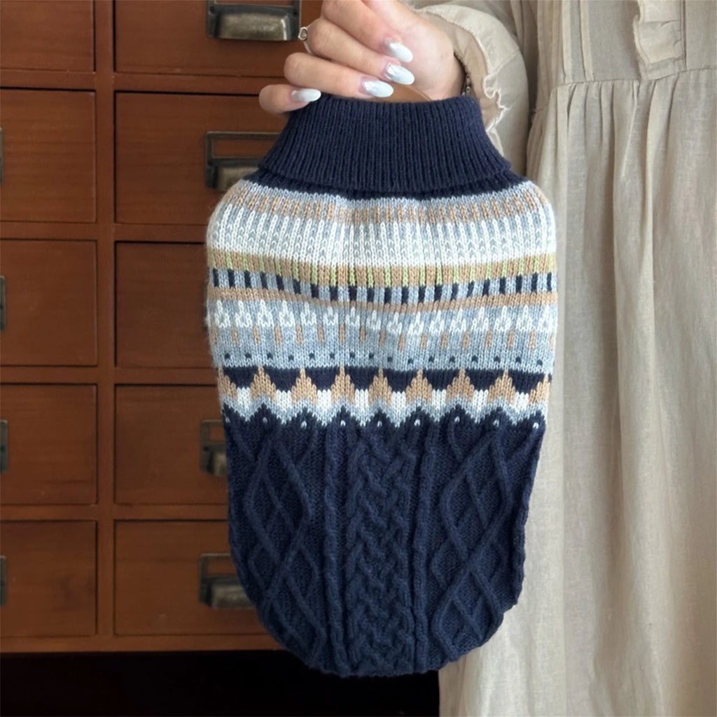 Adorable Knit Dog Sweater with Fun Patterns Stylish Comfortable Winter Apparel for Dogs of All Sizes Warm and Cozy