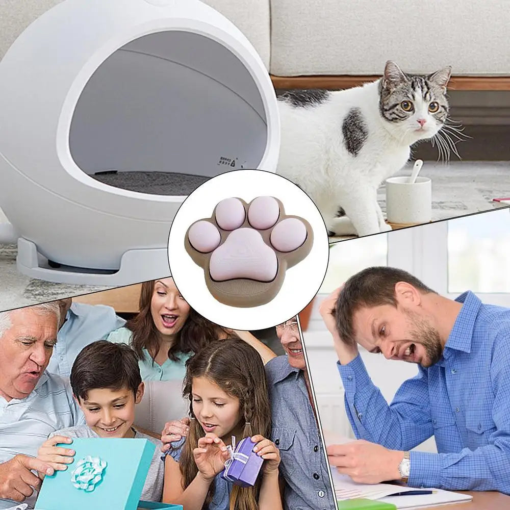 Push Fidget Toy Cat Paws Button Games Machine 3D Printed Stress Relief Toy Interactive Fidget Sensory Toy For Kids Adults