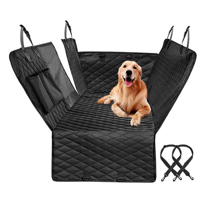 Car Pet Seat Pad Double Zipper Waterproof Dirt Resistant Suitable Multiple Models 143×153CM Solid Color Cars Rear Seats Cushion