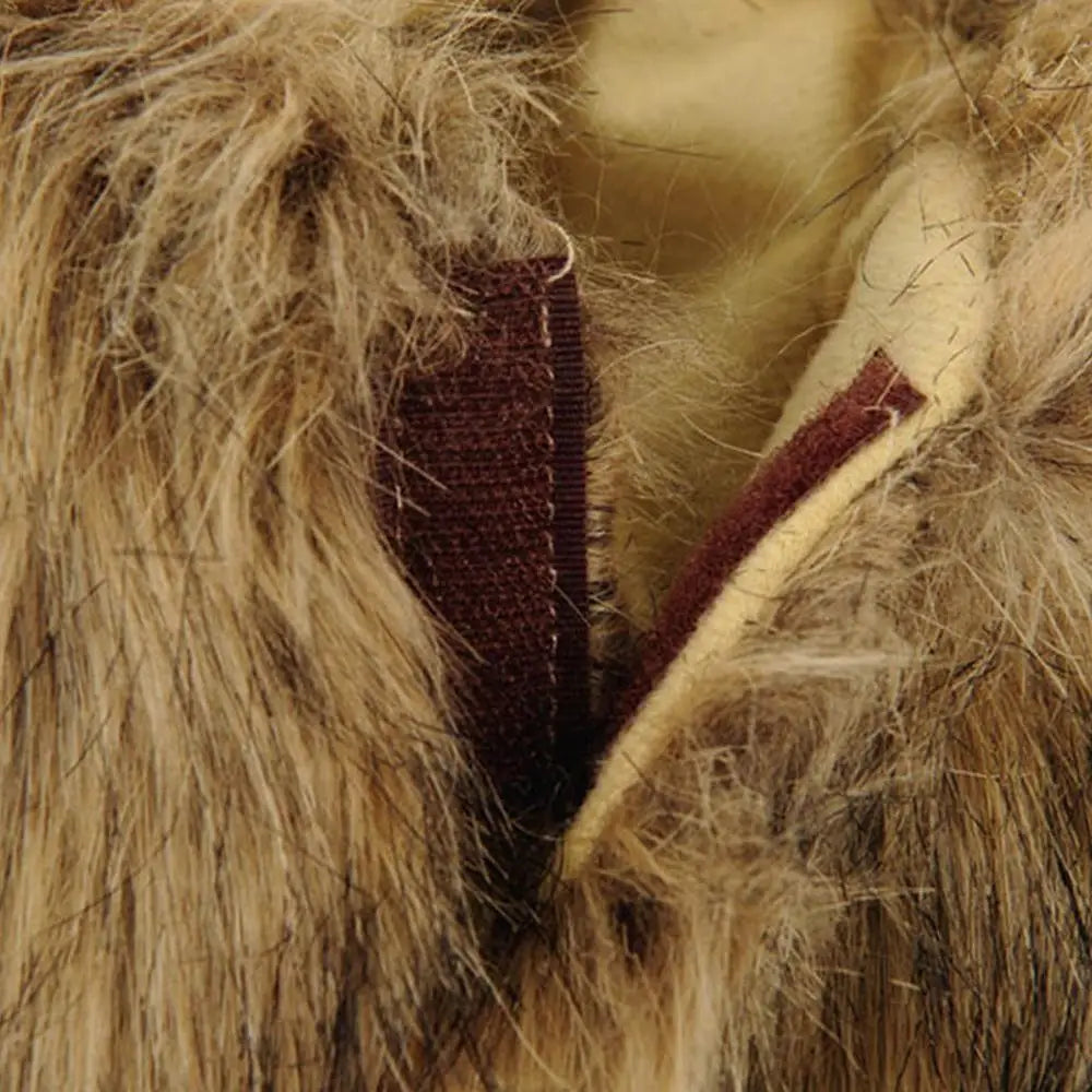 Cat Costume Cute Lion Mane Cat Wig Hat Cosplay Clothes Caps Dress Up Puppy Kitten Halloween Christmas Party Decoration Supplies