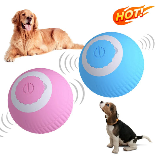 Smart Electric Ball Toy Gravity Jump Balls Dog Plaything USB Charging Automatic Teasing Dogs Artifact Intelligent Pet Cat Toys